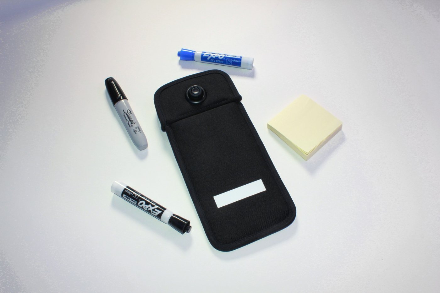 A SafePouch in a classroom setting